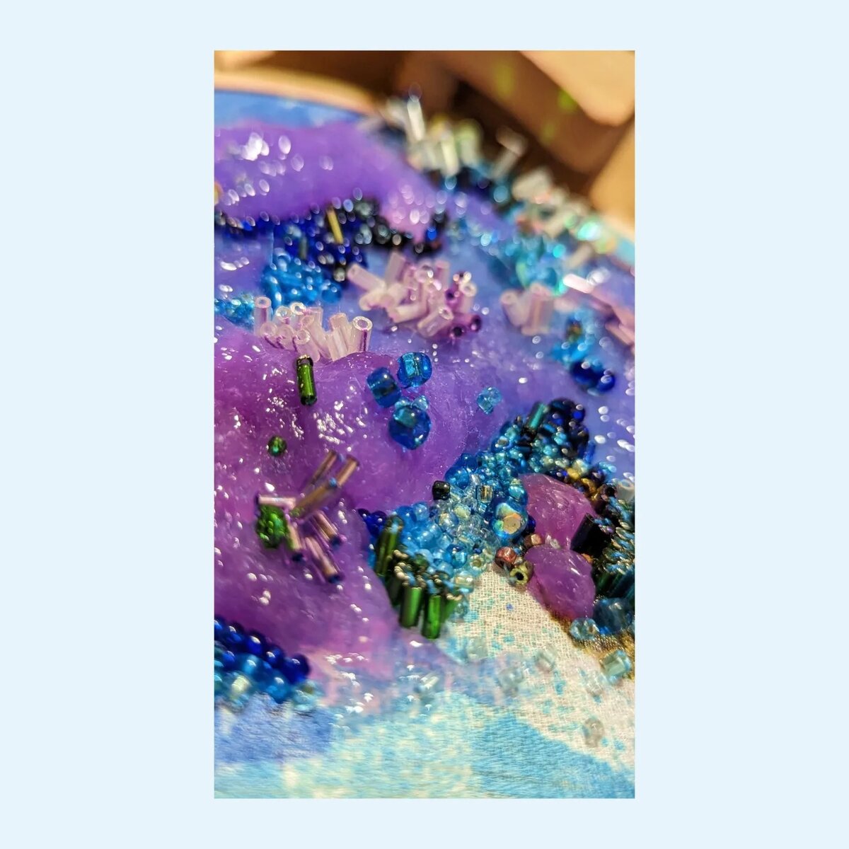 Silicone Embroidery - Close Up